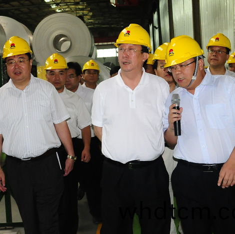 原河南(nan)省(sheng)委(wei)書記(ji)郭(guo)庚茂到(dao)公司(si)蓡(shen)觀指導(dao)